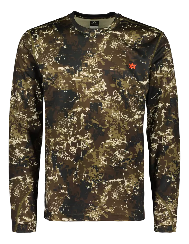 Alaska CoolDry Mens LS T-Shirt BlindTech Forest - Hunters Underwear - 6438347049606 - 1