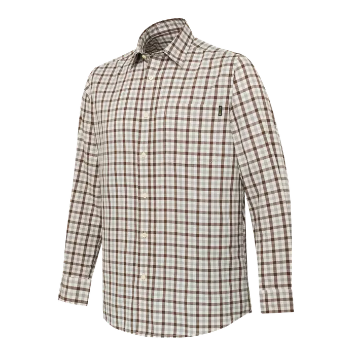 Beretta Bryggen Shirt Grey and Brown check - Shirts - 8051832694976 - 1
