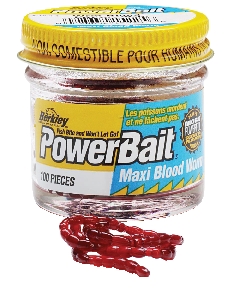 Berkley Powerbait Mud Worm Blood Maxi - Baits - 028632152256 - 1