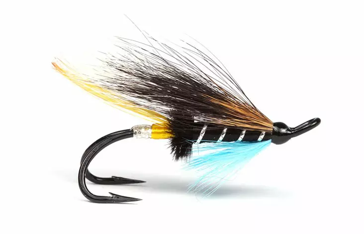 Blue Charm Double Hook Salmon Fly - Double Hook Salmon Flies - 7033840120556 - 1