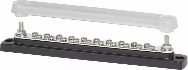 Blue Sea Systems BusBar 20 Gang Common Bus with Cover - Battery Accessories - 632085023126 - 1