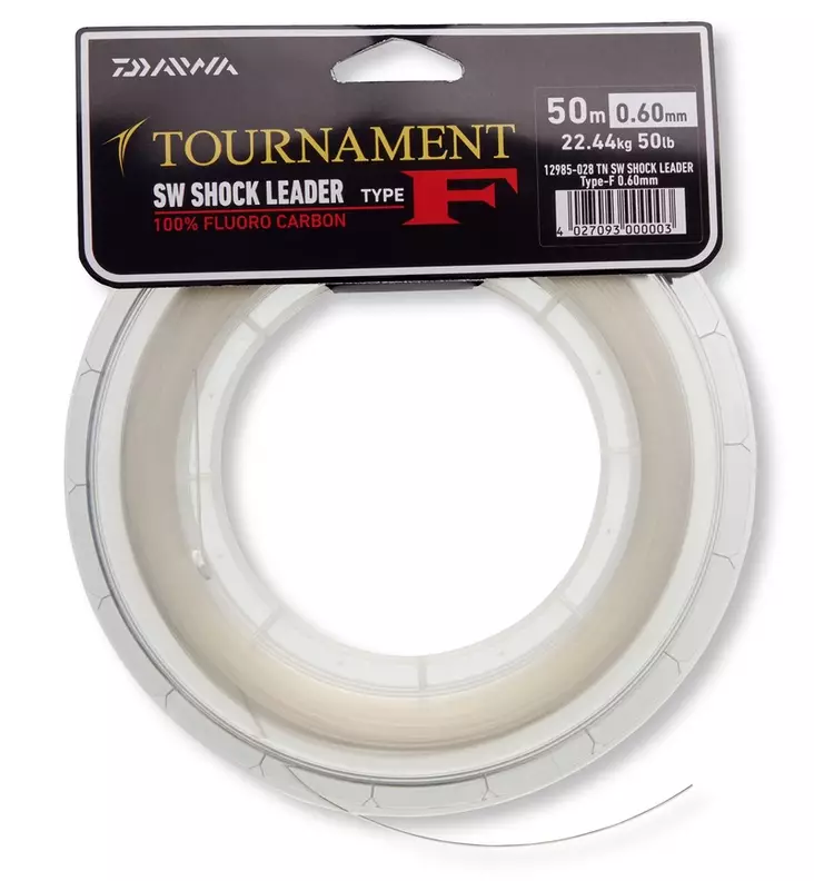 Daiwa Tournament SW Shock Leader 0,60mm - Leader Materials - 4027093408816 - 1