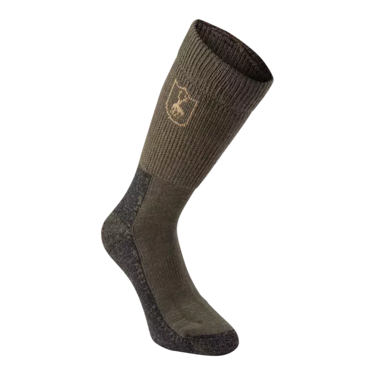 Deerhunter Wool Socks Deluxe Short Grape Leaf - Hunter socks - 5702827156636 - 1