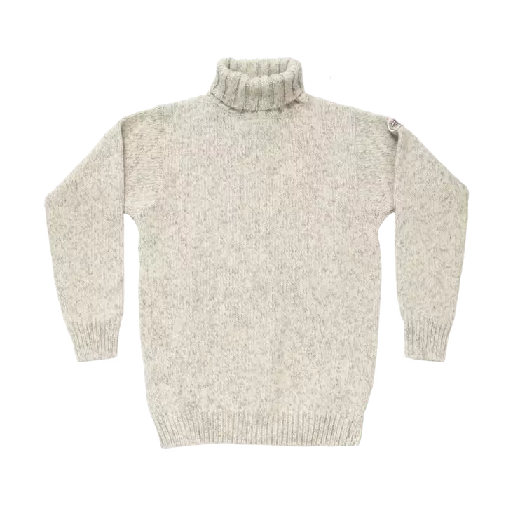 Devold Nansen Wool High Neck Grey Melange - Shirts - 7028567364406 - 1