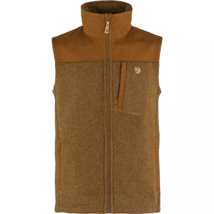 Fjällräven Buck Fleece Vest M Chestnut - Insulated Jackets - 7323450725716 - 1