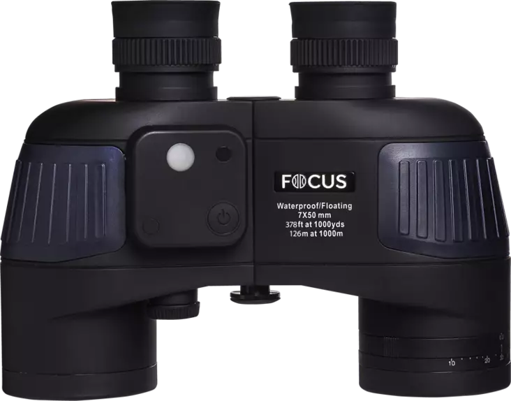 Focus Aquafloat 7x50 Waterproof Compass - Traditional Binoculars - 7391879031046 - 1