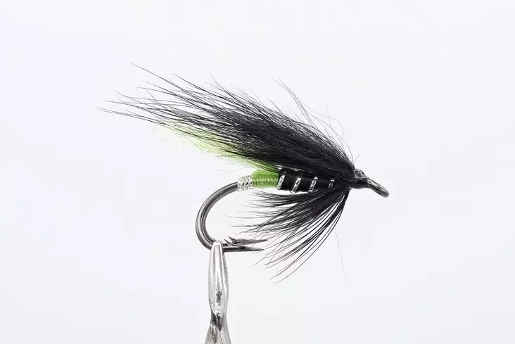Green Butt Salmon Fly - Double Hook Salmon Flies - 8859202530196 - 1