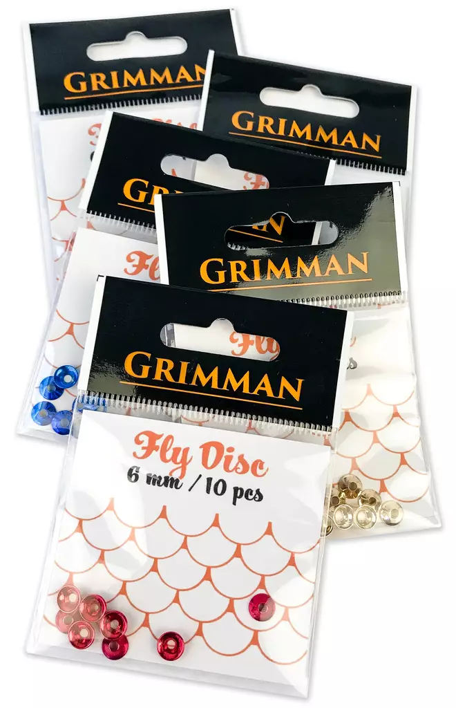 Grimman Fly Disc 6mm 10pcs - Coneheads - 11808026 - 1