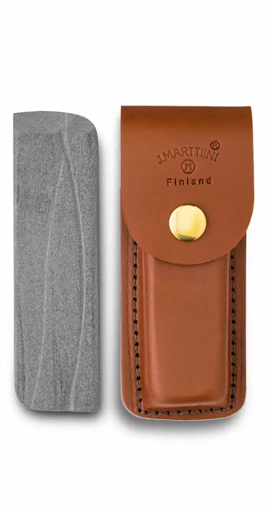 Marttiini Sharpening Stone with Leather Sheath - Other Outdoor Tools - 6416885846666 - 1