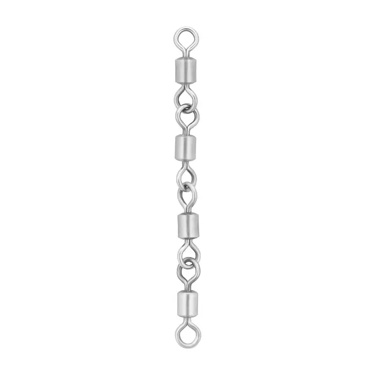 Mikado Jaws Fourfold Swivels Salt Water 35kg - Heavy Duty & Ball Bearing Swivels - 5900637162506 - 1