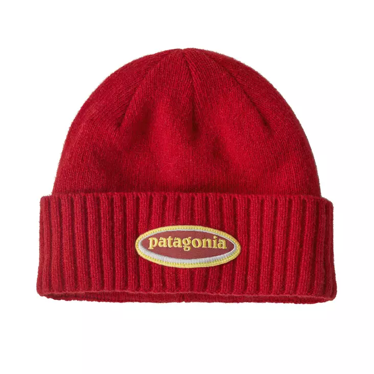 Patagonia Brodeo Beanie Oval Logo: Amanita Red - Beanies - 198077131816 - 1