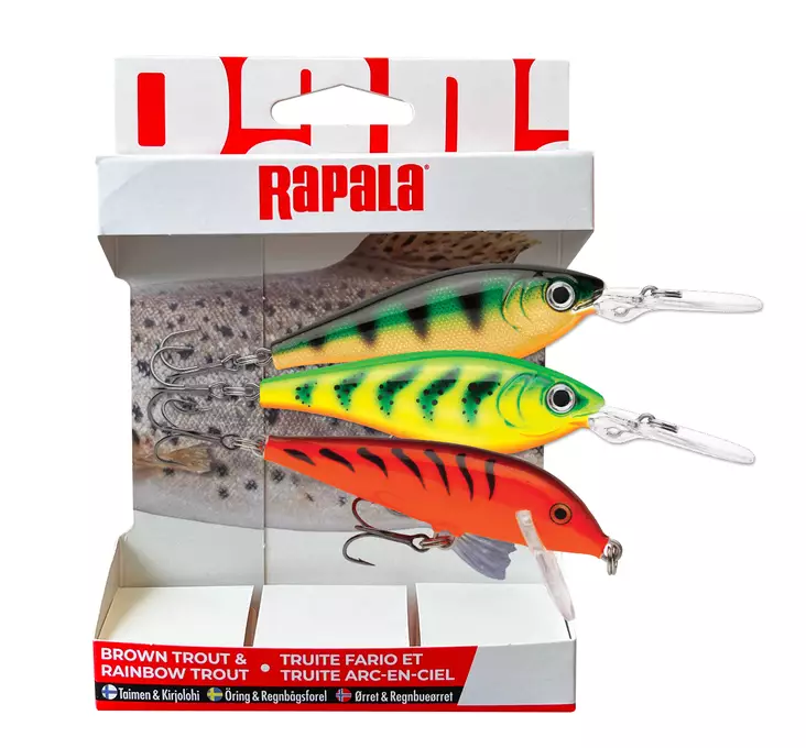 Rapala Essentials Trout Cloudy 2.0 - Lure Assortments - 022677384146 - 1