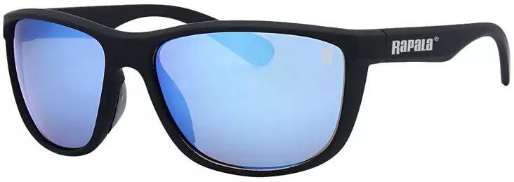 Rapala Wahoo Black Blue Mirror - Plastic Lenses - 022677381176 - 1