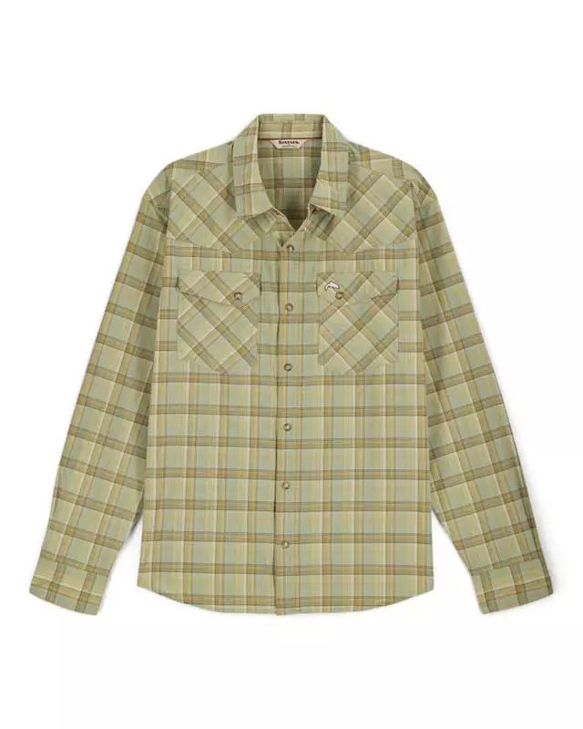 Simms Brackett Shirt Pale Pine Brackett - Shirts - 694264707906 - 1