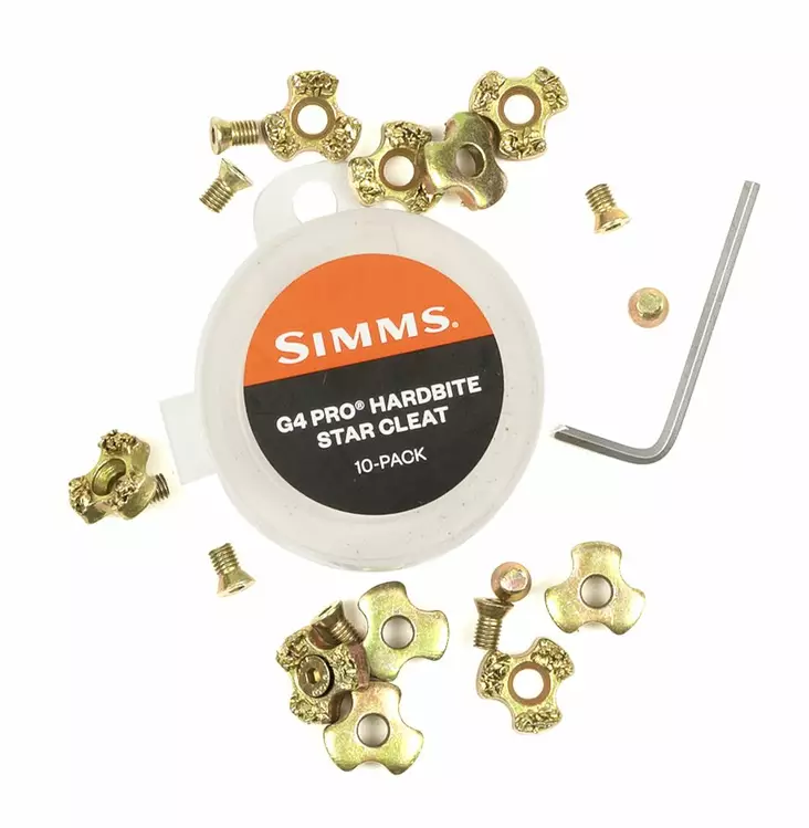 Simms G4 Pro HardBite Star Cleat - Studs - 694264490716 - 1