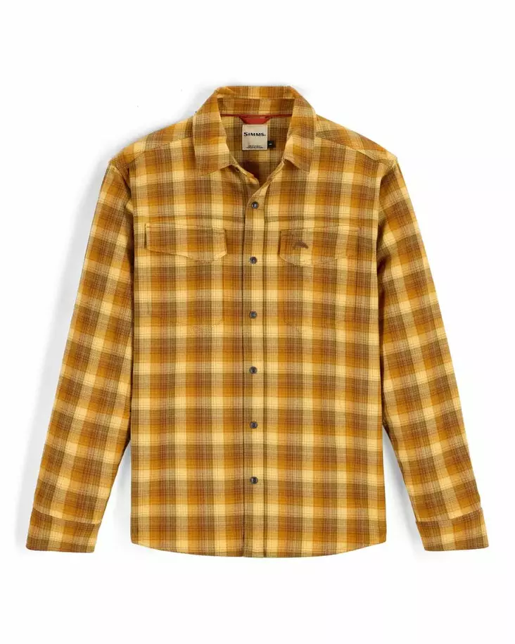 Simms Gallatin Flannel Shirt Kennebec Plaid: Sandbar - Shirts - 694264694206 - 2