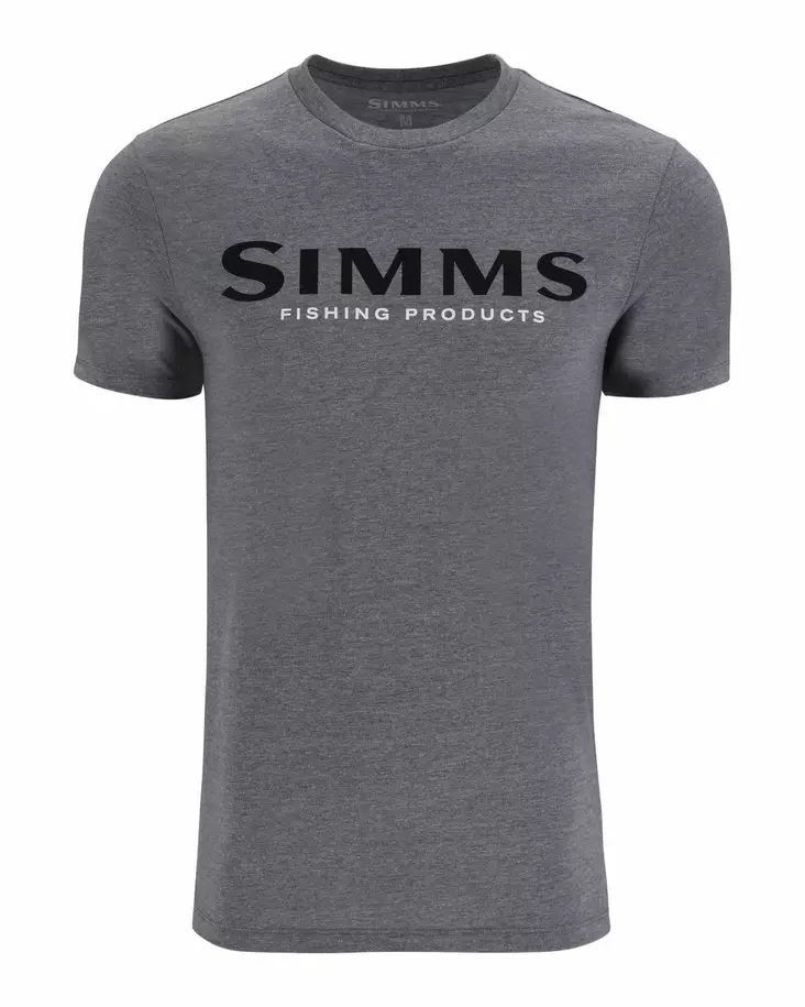 Simms Logo T-Shirt Athletic Heather - Men T-Shirts - 694264654866 - 1