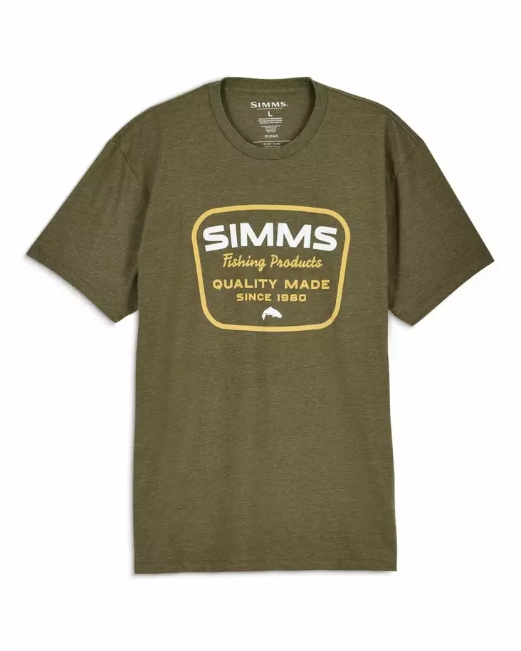 Simms Stamp Lock T-shirt Military Heather - Men T-Shirts - 694264721346 - 1