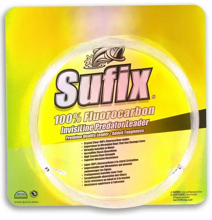 Sufix InvisiLine Predator Leader - Leader Materials - 024777712256 - 1