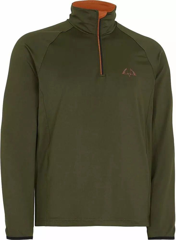 Swedteam Ridge Antibite Half-Zip M Green - Shirts - 7330144029036 - 1