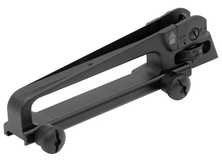 UTG PRO Forged Carry Handle 7075-T6 A2 Dual Aperture with 6/3 Drum - Iron sights for rifles - 4717385550766 - 1