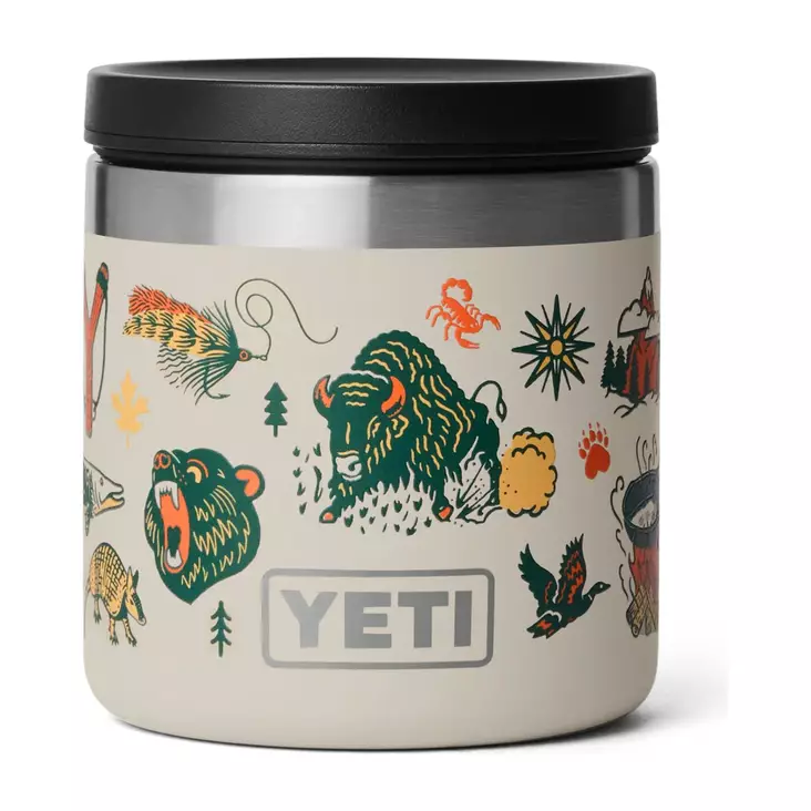 RAMBLER FOOD JAR 8 OZ CAPE SUMMER CAMP - Insulated Bottles and Mugs - 888830661406 - 1