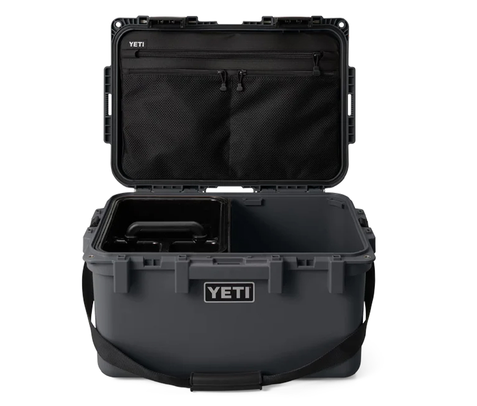YETI イエティ LOADOUT GOBOX 30  CHARCOAL Yeti LoadOut GoBox 30 - Charcoal | Sportfishtackle.com