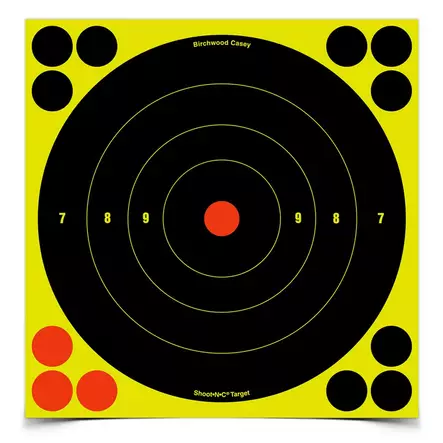 Birchwood Shoot N C Selfmarking Target 8" 6pcs - Shooting Targets - 029057348057 - 1