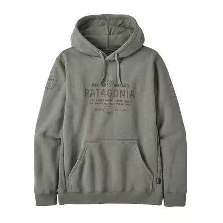 Patagonia Forge Mark Uprisal Hoody Sleet Green - Sweatshirts - 195699808027 - 1