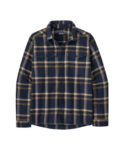 Patagonia M´s Fjord Flannel Shirt Crossing New Navy - Shirts - 199346528207 - 1