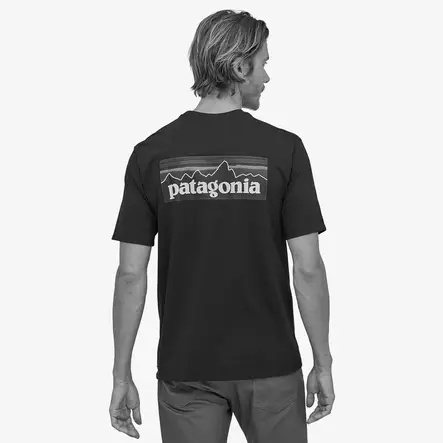 Patagonia Ms P-6 Logo Responsibili Tee Black - T-Shirts - 192964185227 - 2