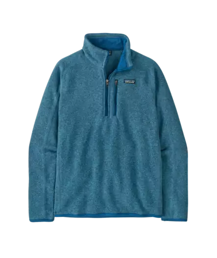 Patagonia M´s Quarter Zip Better Sweater Aquatic Blue - Fleece Shirts - 198077570127 - 1