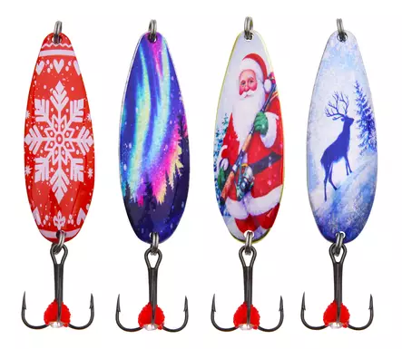 Santa Lures Spoon Assortment 4pcs - Lure Assortments - 6417512544627 - 1