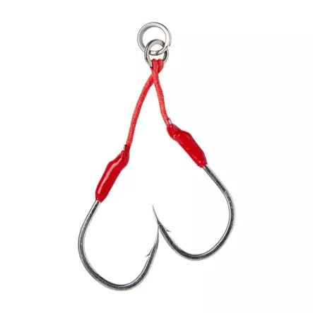 Savage Gear Bloody Assist J Double #1/0 - Assist & Inline Single Hooks - 5706301781437 - 1