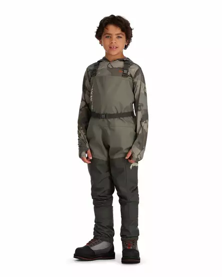 Simms Kid's Tributary Stockingfoot Basalt - Waders - 694264592557 - 2