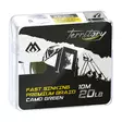 Mikado Fast Sinking Premium Braid 10m Camo Green - Uncoated Braid - 5900637012337 - 2