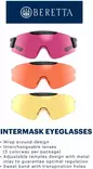 Beretta InterMask Shooting Eyeglasses - Shooting Glasses - 8051832689477 - 3