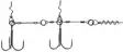 BKK Chain-21 Stinger Rig - Jig Hooks - 6941780952537 - 1