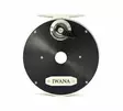 Iwana Retro Salmon 4" Wide 2:1 Multiplier Black & Silver - Fly Reels - 6975745031517 - 3