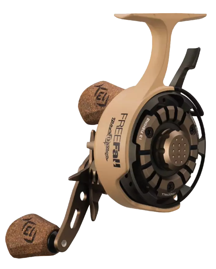 13Fishing Black Betty FreeFall Carbon Trick Shop 2.5LH - Ice Fishing Reels - 810068292657 - 1