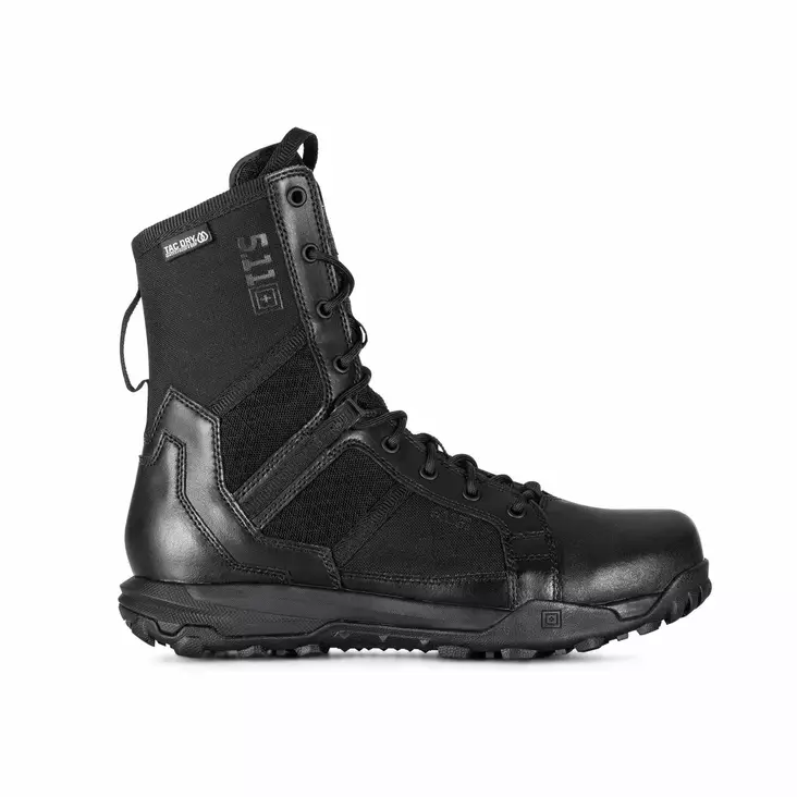 5.11 A/T 8 Side Zip Waterproof Black - Tactical shoes / boots - 888579879827 - 1
