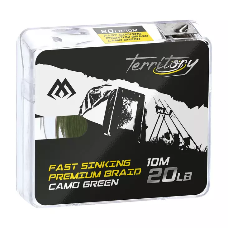 Mikado Fast Sinking Premium Braid 10m Camo Green - Uncoated Braid - 5900637012337 - 1