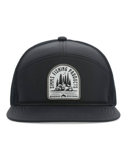 Simms 7-Panel Tech Trucker Black - Caps, Beanies and Other Hats - 694264598757 - 1