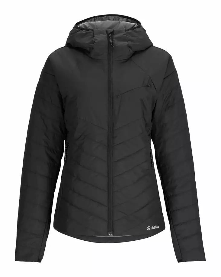 Simms Women's Fall Run Hoody Black - Insulated Jackets - 694264687697 - 2