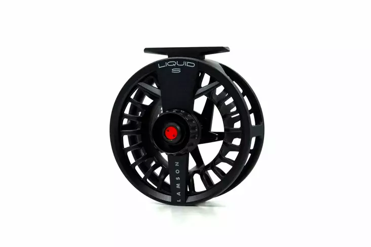 Lamson Liquid S HD Reel - Black - Waterworks Lamson Fly Reels - 708332031227 - 1