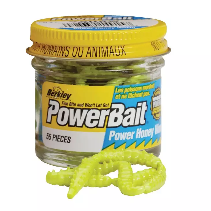 Berkley Powerbait Honey worm paksu toukka keltainen - Baits - 028632149157 - 1