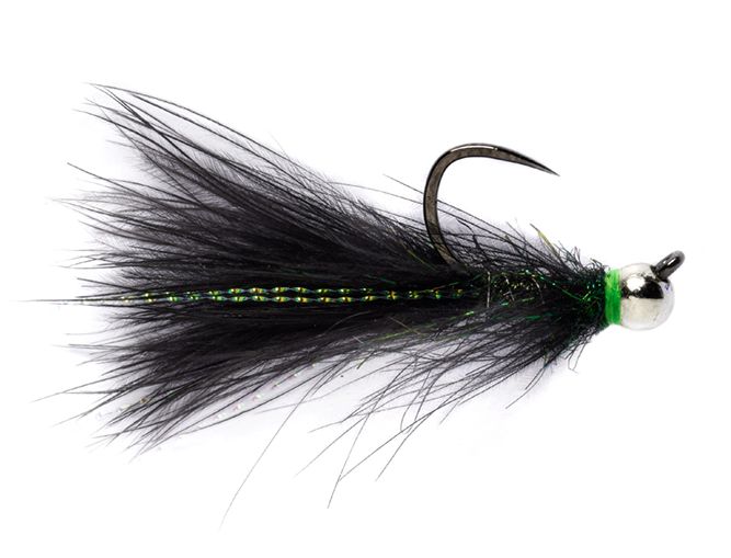 CDC Jig Streamer Black Barbless - Streamers & Wooly Buggers - 5054302059797 - 1