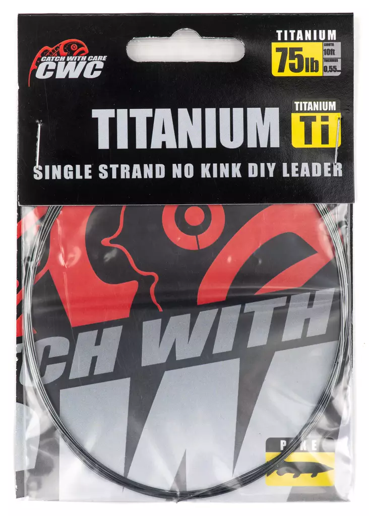 CWC Titanium Single Strand No Kink DIY Leader - Leader Materials - 7340029426157 - 1