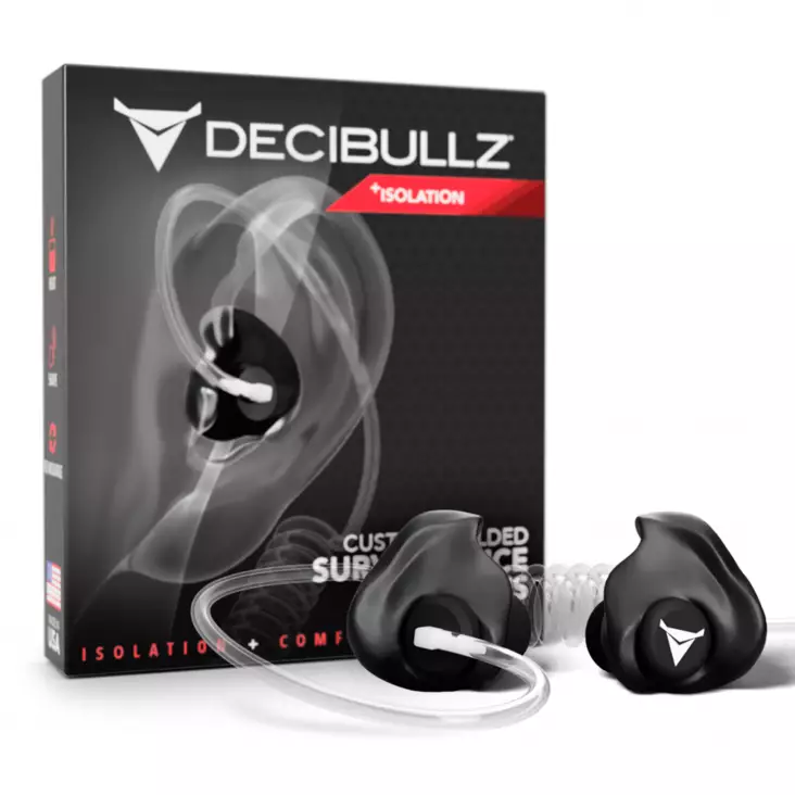 Decibullz Custom Molded Surveillance Earpieces - Hearing Protection - 850006148547 - 1