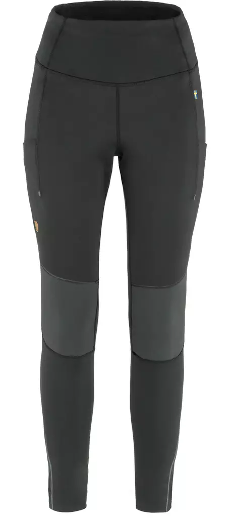 Fjällräven Abisko Värm Trekking Tights Black- Iron Gray - Hunting Trousers for Women - 7323450786977 - 1